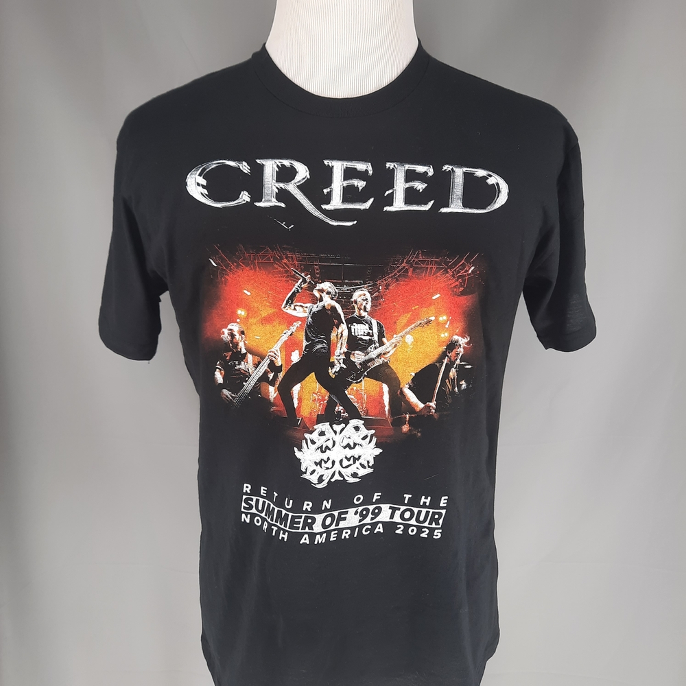 2025 Creed Return Of The Summer Of 99 Tour T-Shirt Men's L North American Tour - Picture 2 of 8